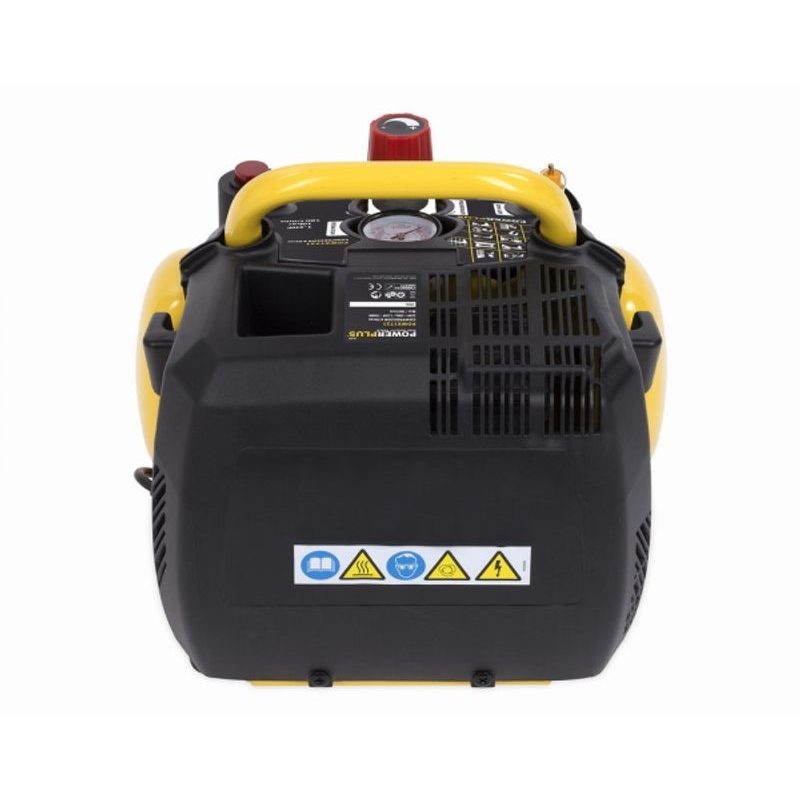 POWERPLUS POWX1721 KOMPRESOR 1100W 6L 8BAR BEZOLEJOVÝ - BEZOLEJOVÉ KOMPRESORY - PNEU NÁŘADÍ