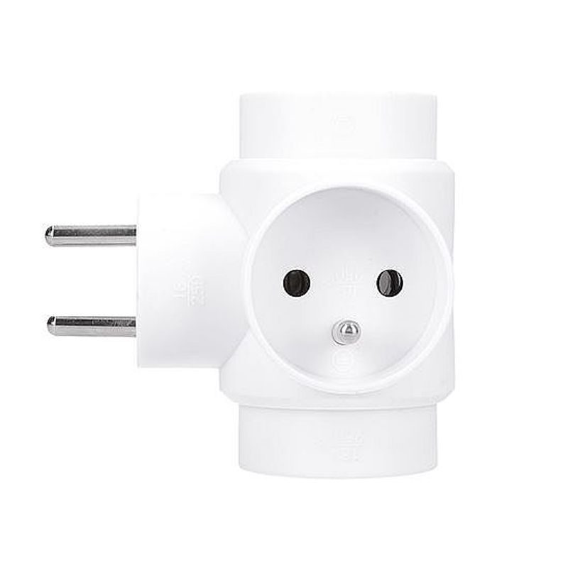 ROZBOČKA 3X10A, BÍLÁ - ROZBOČKY / ROZDVOJKY, ROZTROJKY 230V - DŮM A DOMÁCNOST, ELEKTRO..