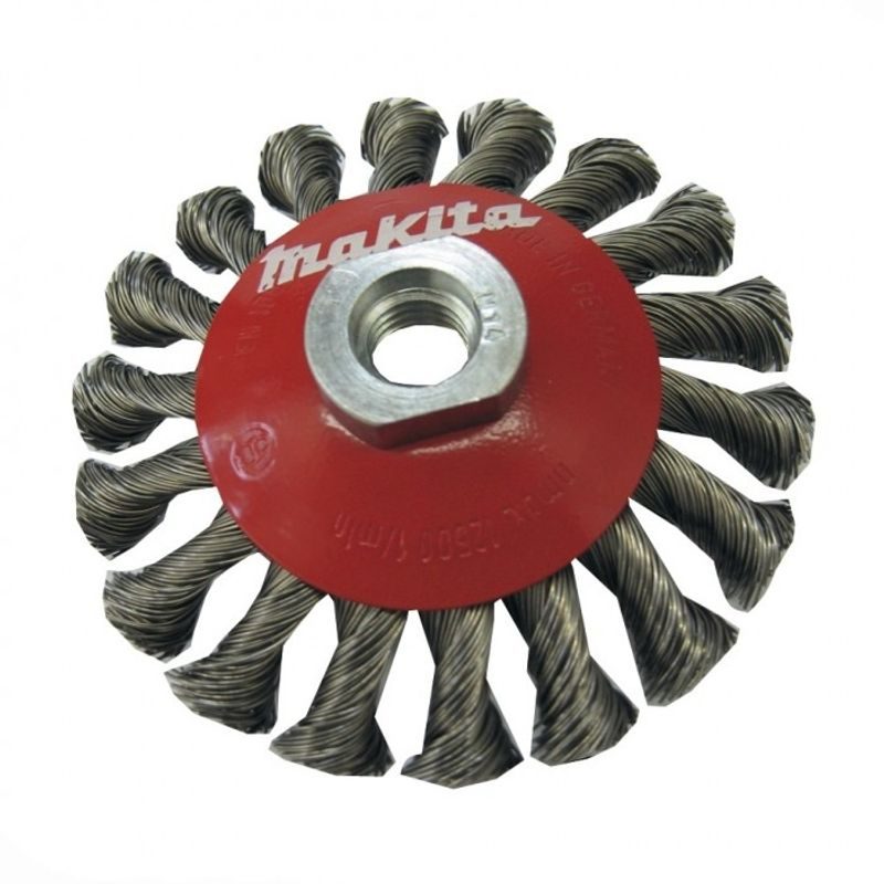 MAKITA P-04494 - KUŽELOVÝ KARTÁČ Z OCELOVÉHO DRÁTU-SPLÉTANÝ DRÁT 100MM - OSTATNÍ - MAKITA-SHOP