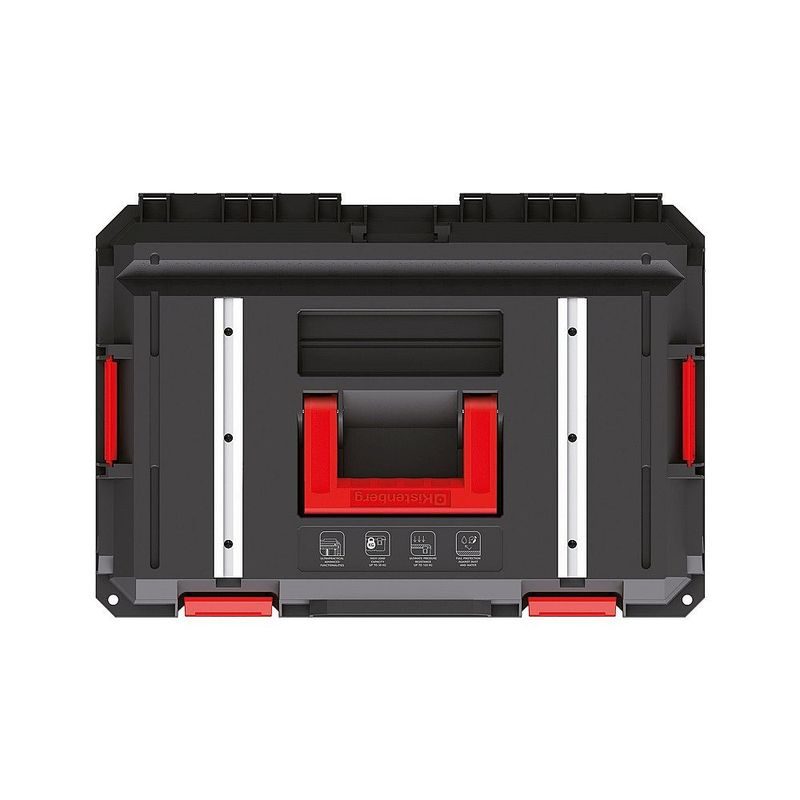 KUFR NA NÁŘADÍ X BLOCK TECH ČERNÝ 546X380X307MM - KUFRY, TAŠKY, ORGANIZÉRY NA NÁŘADÍ - PŘÍSLUŠENSTVÍ