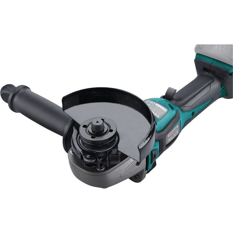 EXTOL INDUSTRIAL BRUSKA ÚHLOVÁ AKU SHARE20V, 125MM, BRUSHLESS, BEZ BATERIE A NABÍJEČKY, 8791841 - AKU UHLOVÉ BRUSKY - AKU NÁŘADÍ