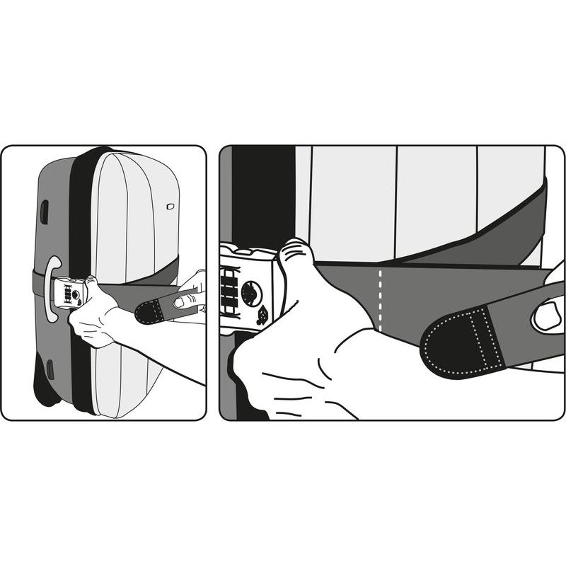 EXTOL PREMIUM POPRUH NA ZAVAZADLA TSA S TROJMÍSTNÝM KÓDEM, 2MX5CM, 8857312 - DOPLŇKY A VYCHYTÁVKY - DŮM A DOMÁCNOST, ELEKTRO..