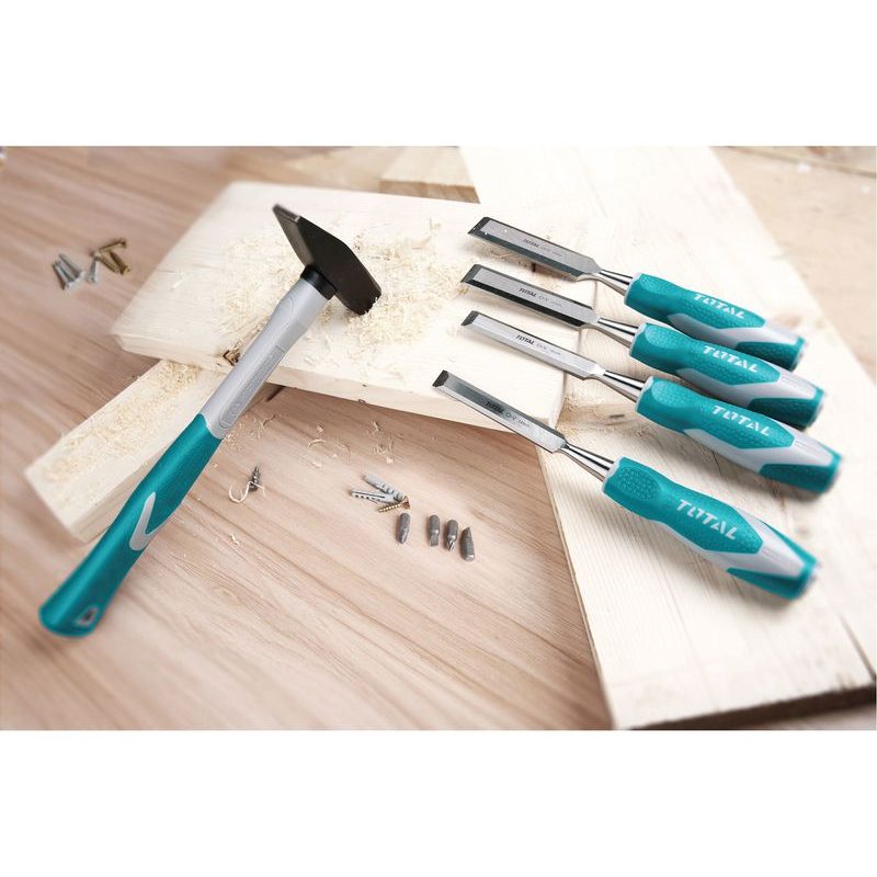 TOTAL DLÁTA, SADA 4KS, INDUSTRIAL, THT41K0401 - DLÁTA - RUČNÍ NÁŘADÍ