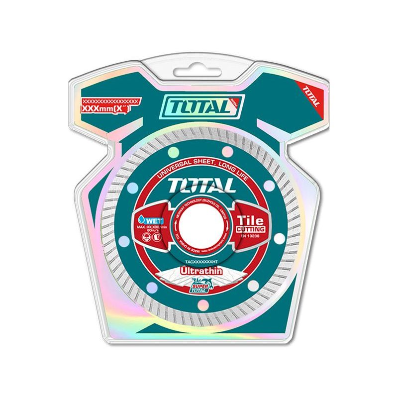 TOTAL KOTOUČ DIAMANTOVÝ ŘEZNÝ, ULTRATENKÝ, 125MM, UNIVERZÁLNÍ, INDUSTRIAL, TAC2131251HT - DIA KOTOUČ 125 MM - PŘÍSLUŠENSTVÍ