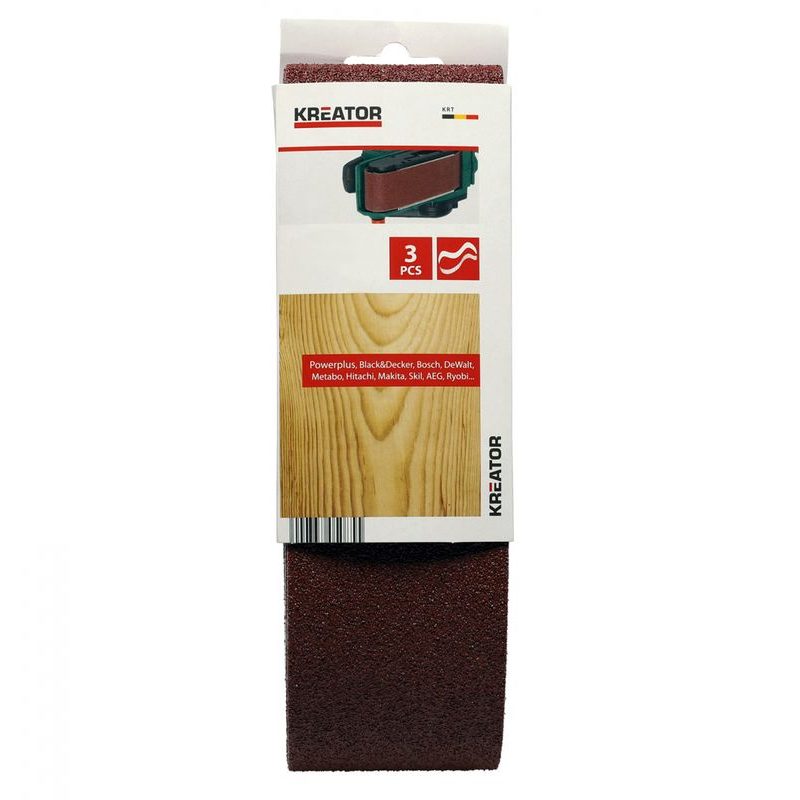 KREATOR KRT242003 3X BRUSNÝ PÁS 75 X 533 G40 - BRUSNÝ PÁS 75 X 533 - PŘÍSLUŠENSTVÍ