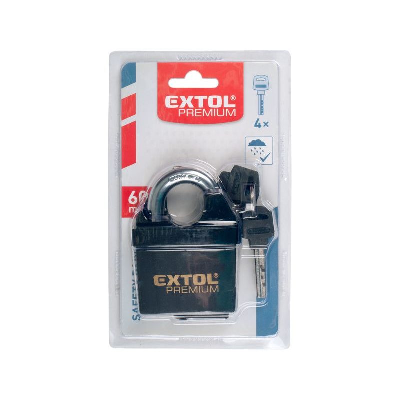 EXTOL PREMIUM ZÁMEK VISACÍ, VODĚODOLNÝ, 60MM, 8857760 - ZÁMKY VISACÍ - DÍLNA A GARÁŽ