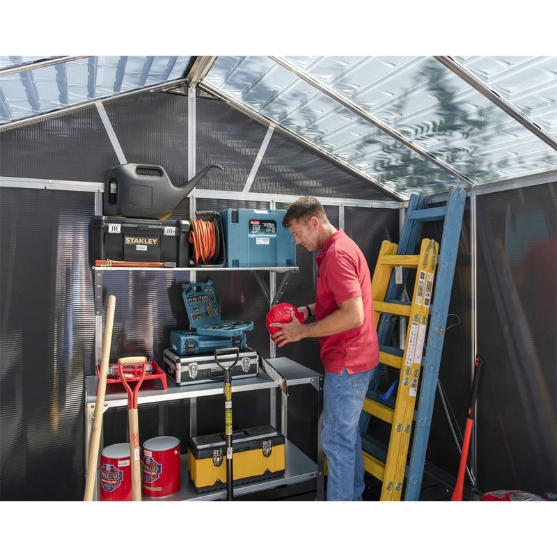 PALRAM - CANOPIA YUKON 11' X 9' ANTRACIT HEAVY DUTY PROSTORNÝ DOMEK S MOŽNOSTÍ DALŠÍHO ROZŠÍŘENÍ (ZÁKLADNÍ MODUL) - ZAHRADNÍ DOMKY - DŮM A DOMÁCNOST, ELEKTRO..