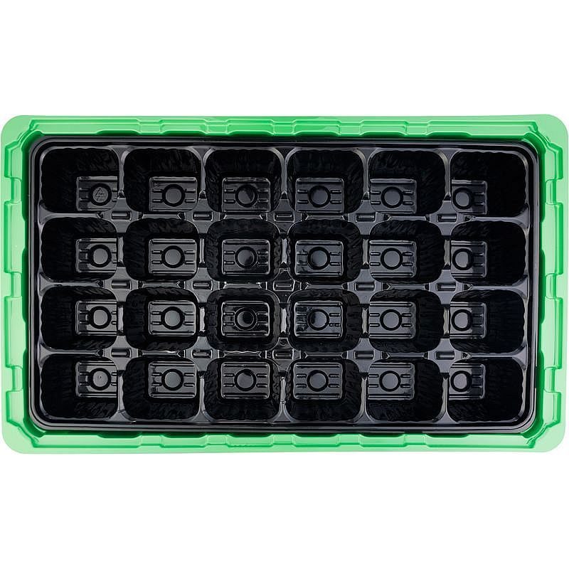 MINIPAŘENIŠTĚ S VÍKEM 24 SAZENIC, 35,5X22X13CM - PAŘENIŠTĚ A SADBOVAČE - ZAHRADA