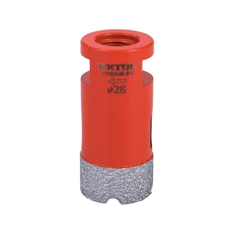 EXTOL PREMIUM KORUNKA VYKRUŽOVACÍ DIAMANTOVÁ, O 28MM, ZÁVIT M14, 8802984 - KORUNKY DIAMANTOVÉ ZÁVIT M14, NA SKLO A KERAMIKU - PŘÍSLUŠENSTVÍ