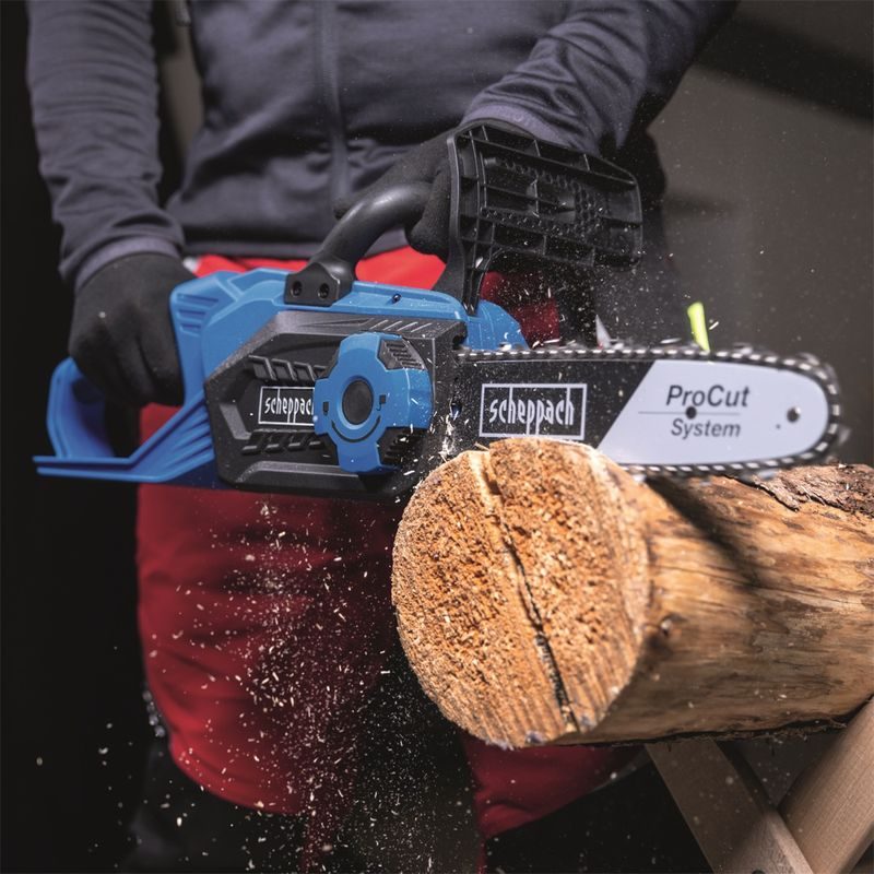 SCHEPPACH C-CS254-X-SET L 20 V IXES AKU ŘETĚZOVÁ PILA + 4AH BATERIE + NABÍJEČKA 2,4 A - AKU ŘETĚZOVÉ PILY - ZAHRADA