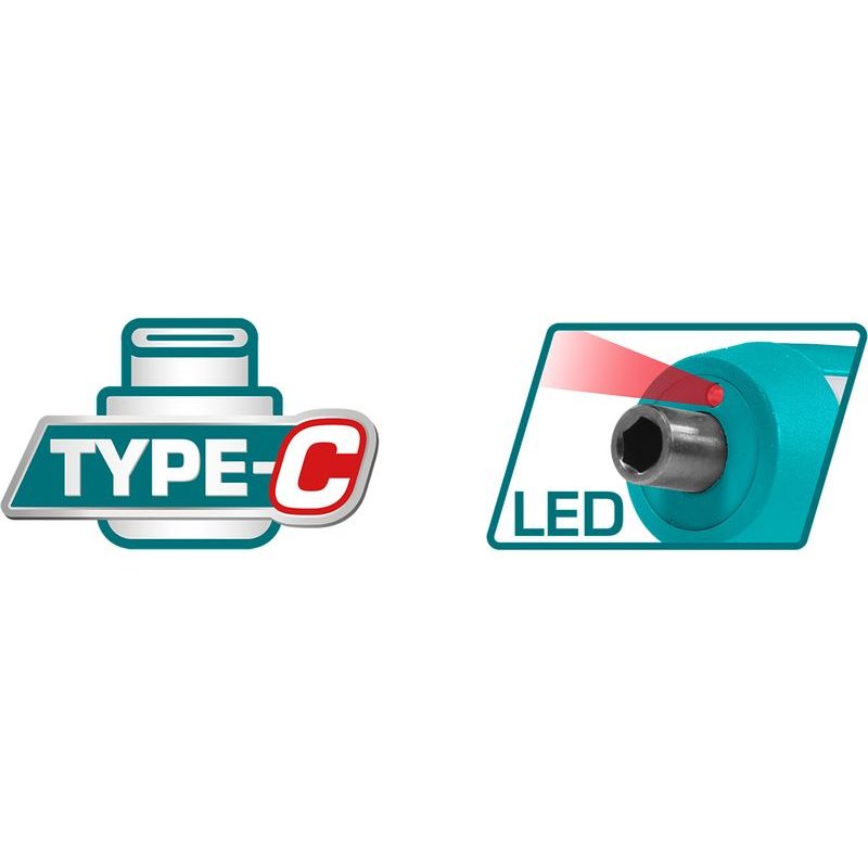 TOTAL ŠROUBOVÁK AKU MINI, 4V, USB NABÍJENÍ, SE SADOU BITŮ, NEOBSAHUJE USB KABEL, TSDLI0406 - AKU ŠROUBOVÁK 3,6 - 10.8 V - AKU NÁŘADÍ