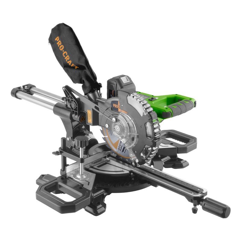 AKU POKOSOVÁ PILA S POJEZDEM PROCRAFT PGS28BB (BEZ BATERIE A NABÍJEČKY) | PGS28BB PROCRAFT - AKU POKOSOVÉ PILY (KAPOVACÍ) - AKU NÁŘADÍ