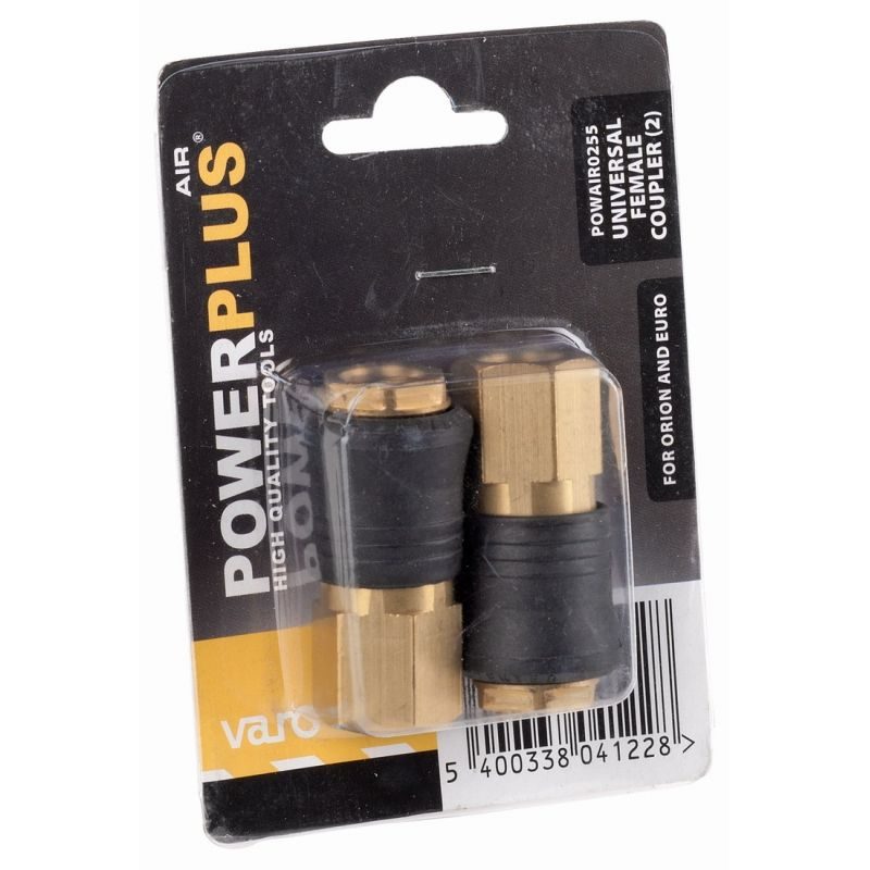 POWERPLUS POWAIR0255 UNIVERSALNÍ SPOJKA - SAMICE 2KS - RYCHLOSPOJKY - PNEU NÁŘADÍ
