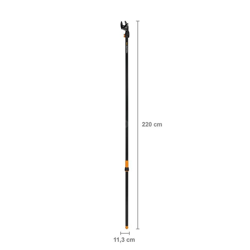 NŮŽKY UNIVERZÁLNÍ PRODLOUŽENÉ FISKARS UP84, 23,3CM 2-ČEPELOVÉ, PR. STŘIHU 32MM - ZAHRADNÍ NŮŽKY - ZAHRADA