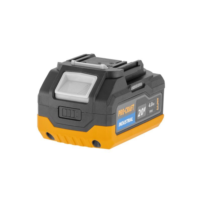 BATERIE AKUMULÁTOROVÁ 20V LI-ION, 4000MAH PROCRAFT 20/4 INDUSTRIAL | 20/4 INDUSTRIAL PROCRAFT - PŘÍSLUŠENSTVÍ PROCRAFT - NÁHRADNÍ DÍLY
