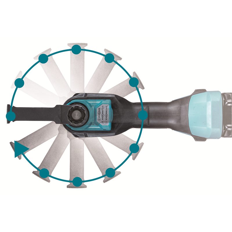 MAKITA TM001GZ - AKU MULTITOOL STARLOCK MAX LI-ION XGT 40V BEZ AKU Z - AKU MULTIFUNKČNÍ, OSCILAČNÍ BRUSKY (MULTITOOL) - AKU NÁŘADÍ