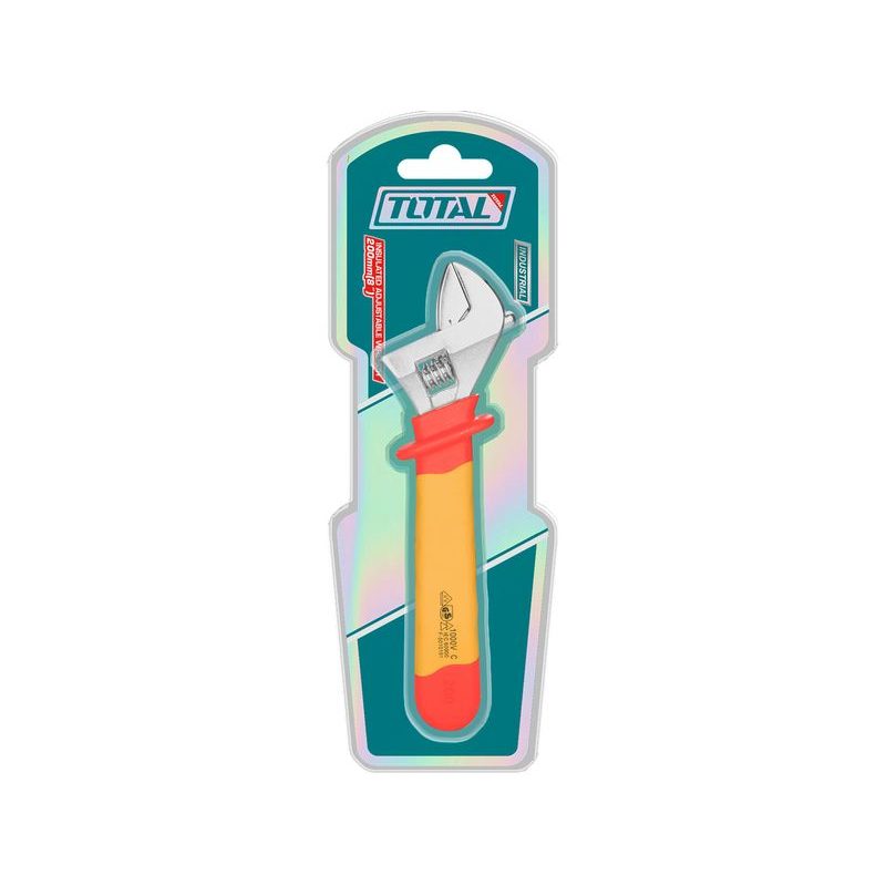 TOTAL KLÍČ ELEKTRIKÁŘSKÝ NASTAVITELNÝ, 200MM, 1000V, INDUSTRIAL, THIADW081 - KLÍČE NASTAVITELNÉ - RUČNÍ NÁŘADÍ