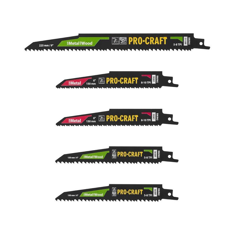 SADA PILOVÝCH PLÁTKŮ DO PILY OCASKY PROCRAFT SB5 | SB5 PROCRAFT - SADY PILOVÝCH LISTŮ OCASKA - PŘÍSLUŠENSTVÍ