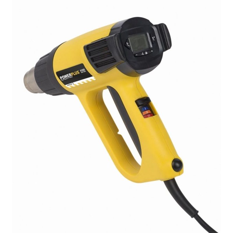 POWERPLUS POWX1025 HORKOVZDUŠNÁ PISTOLE 2 000 W LCD - HORKOVZDUŠNÉ PISTOLE - ELEKTRICKÉ NÁŘADÍ