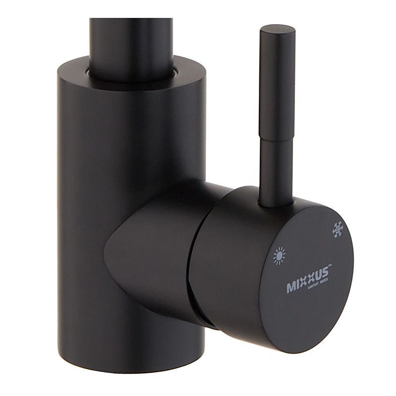 DŘEZOVÁ BATERIE, SEO-011 BLACK REFL. BLACK, ČERNÁ | SEO-011 BLACK REFL. BLACK PROCRAFT - DŘEZOVÉ BATERIE - SANITA