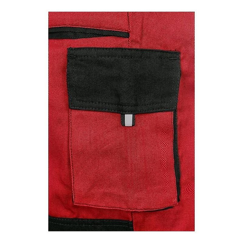 KALHOTY DO PASU CXS LUXY JOSEF, PÁNSKÉ, ČERVENO-ČERNÉ, VEL. 46 - PRACOVNÍ KALHOTY - PŘÍSLUŠENSTVÍ