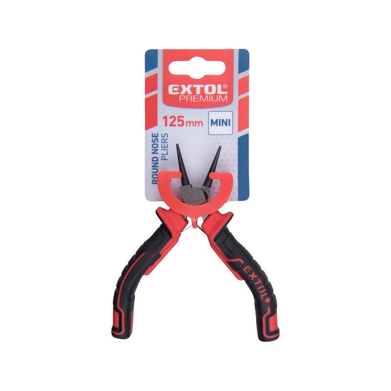 EXTOL PREMIUM KLEŠTĚ KULATÉ MINI, 125MM, 8813027 - PŮLKULATÉ A KULATÉ KLEŠTĚ - RUČNÍ NÁŘADÍ