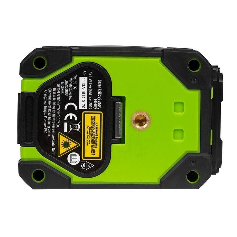 KŘÍŽOVÝ LASER INDUSTRIAL 901CG +360°, ZELENÝ - LINIOVÉ LASERY - MĚŘÍCÍ TECHNIKA