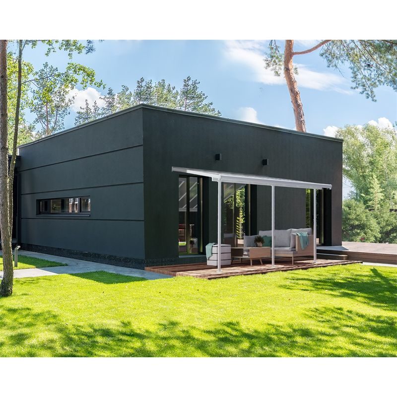 PALRAM - CANOPIA SIERRA 4200 BÍLÁ 3 X 4,25 HLINÍKOVÁ (MONTOVANÁ) PERGOLA - PERGOLY - DŮM A DOMÁCNOST, ELEKTRO..