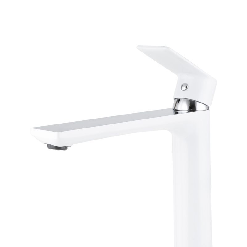 UMYVADLOVÁ BATERIE MIXXUS PREMIUM ALEX 001 HIGH (NUT) WHITE-CHROME, BÍLÝ-CHROM | ALEX 001 HIGH (NUT) WHITE-CHROME PROCRAFT - UMYVADLOVÉ BATERIE - SANITA