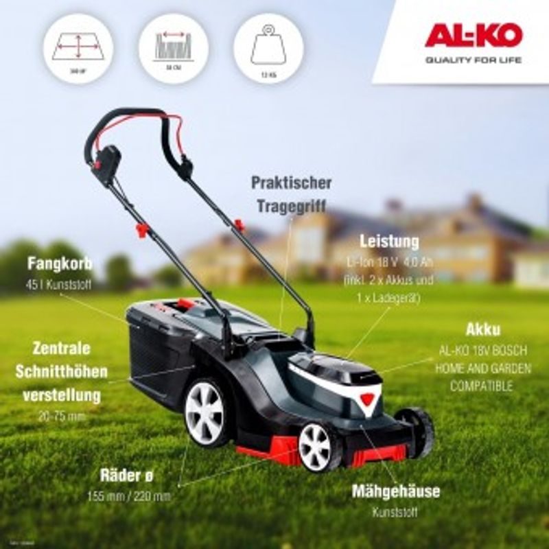 3.82 LI EASY 18V SET AL-KO - AKUMULÁTOROVÉ SEKAČKY - ZAHRADA