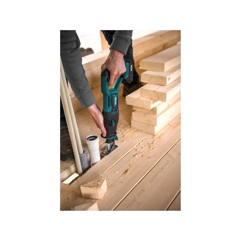 EXTOL INDUSTRIAL PILA OCASKA AKU SHARE20V, BRUSHLESS, 20V LI-ION, 2AH, 8791820 - AKU PILY OCASKY - AKU NÁŘADÍ