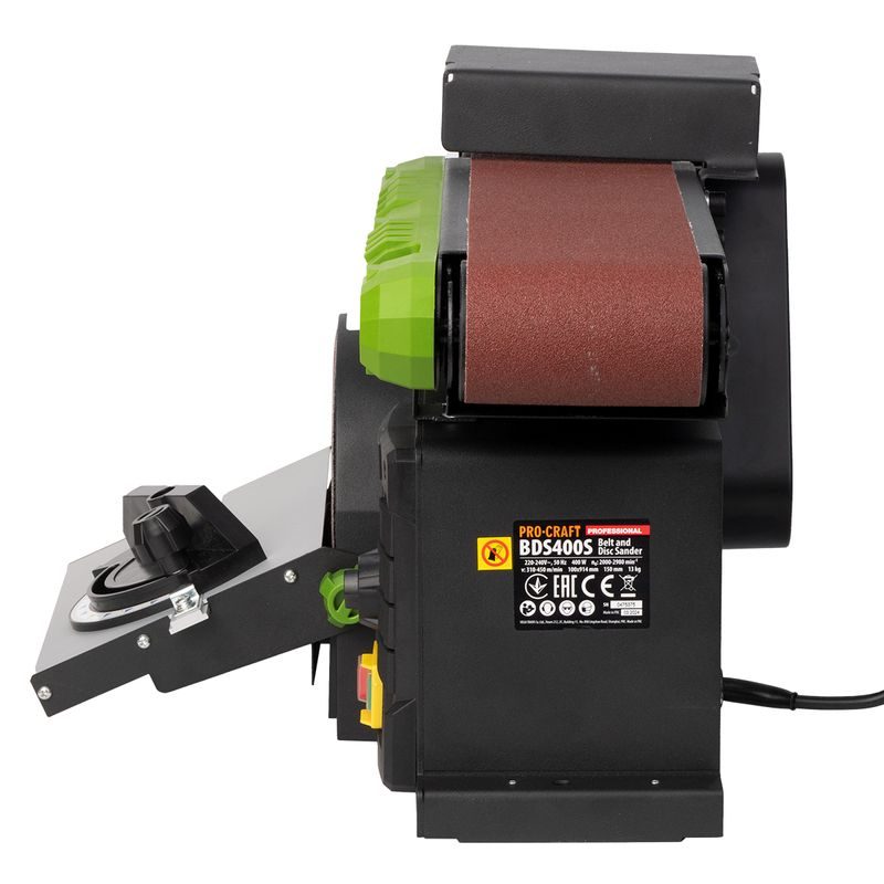 KOMBINOVANÁ PÁSOVÁ A KOTOUČOVÁ BRUSKA PROCRAFT BDS400S | BDS400S PROCRAFT - BRUSKY - ELEKTRICKÉ NÁŘADÍ