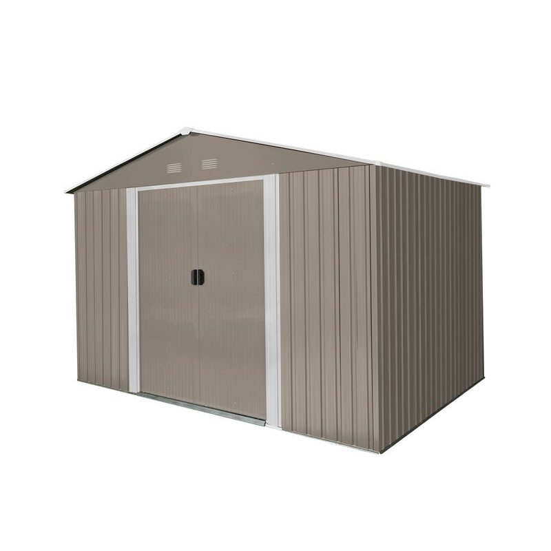RIWALL PRO RMSA 8X10 BROWN ZAHRADNÍ DOMEK KOVOVÝ 3 X 2,4 M SE SEDLOVOU STŘECHOU HNĚDÝ - ZAHRADNÍ DOMKY - DŮM A DOMÁCNOST, ELEKTRO..