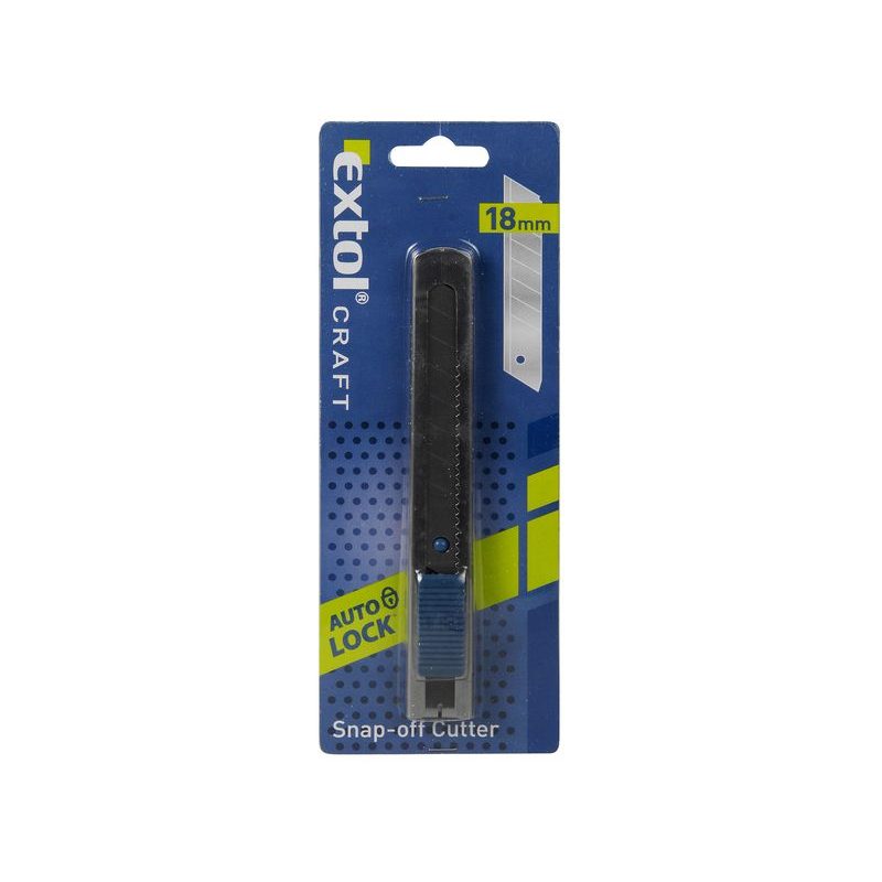 EXTOL CRAFT NŮŽ ULAMOVACÍ CELOKOVOVÝ NEREZ, 18MM, AUTO-LOCK, 80055 - ULAMOVACÍ NOŽE - RUČNÍ NÁŘADÍ