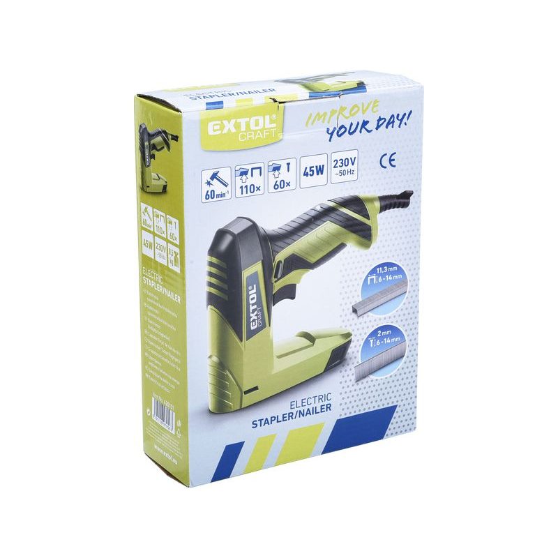 EXTOL CRAFT SPONKOVAČKA/HŘEBÍKOVAČKA, 45W, 420101 - SPONKOVAČKY - ELEKTRICKÉ NÁŘADÍ