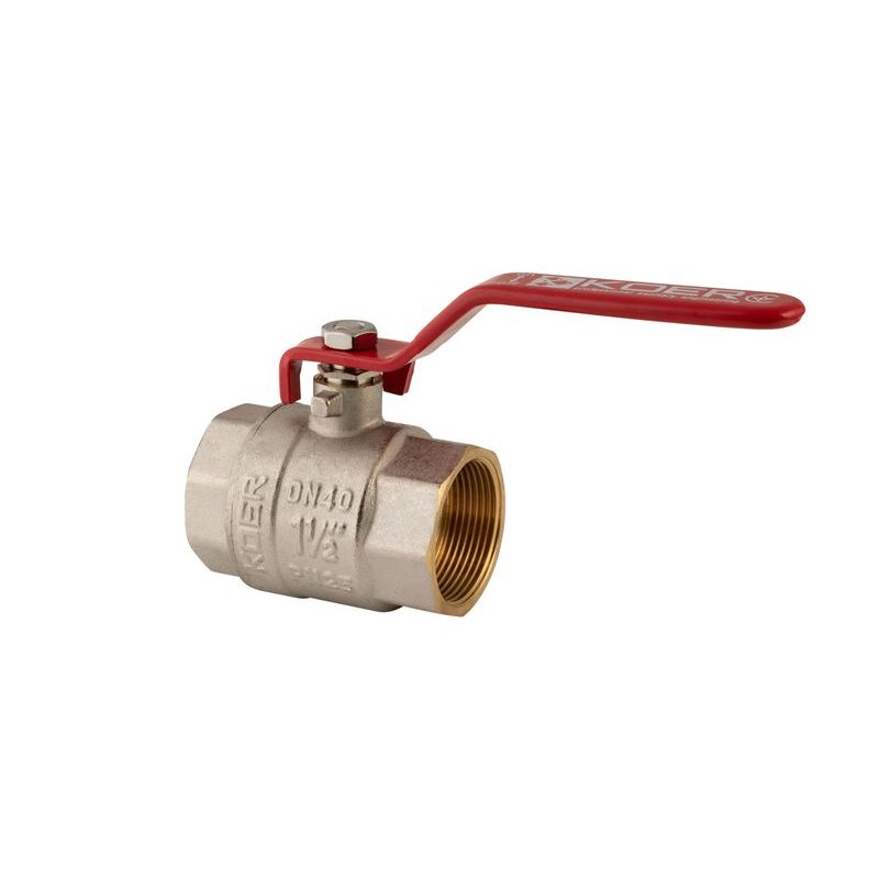 KULOVÝ KOHOUT PÁKOVÝ ČERVENÝ, KR.214 1½"FF | KR.214 1½"FF PROCRAFT - PŘÍSLUŠENSTVÍ (KOHOUTY, ŠROUBENÍ,...) - SANITA