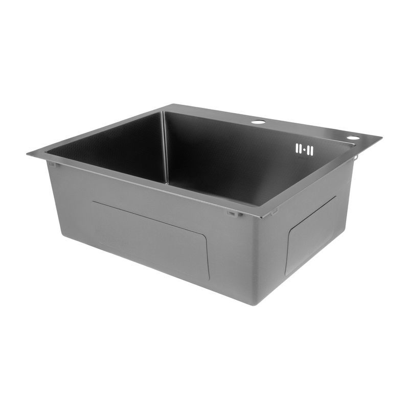 NEREZOVÝ DŘEZ MIXXUS MH5050 DECOR SS COLOR SE SIFONEM, NEREZ | MH5050 DECOR SS COLOR MIXXUS - DŘEZY - SANITA