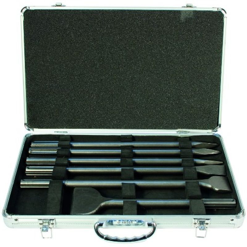 MAKITA D-40565 - SADA SEKÁČŮ SDS-MAX 5 KS V HLINÍKOVÉM KUFRU - SADY SEKÁČŮ A ŠPIC - PŘÍSLUŠENSTVÍ