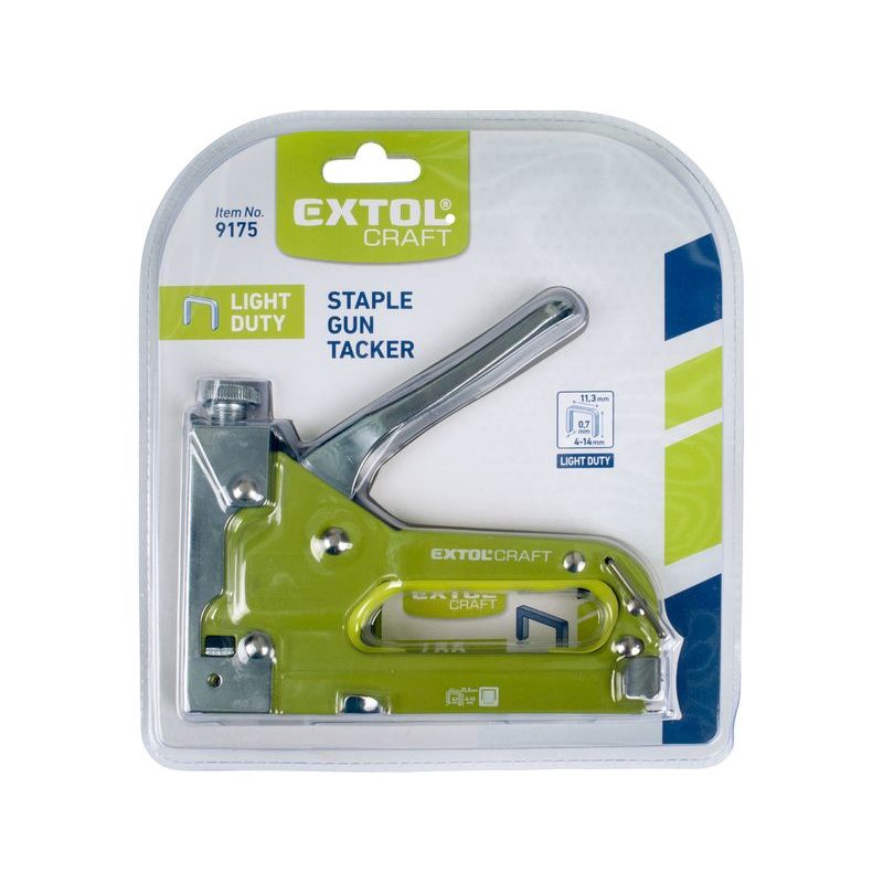 EXTOL CRAFT PISTOLE SPONKOVACÍ, 4-14MM/TL.0,75MM, 9175 - SPONKOVACÍ PISTOLE A SPONY - RUČNÍ NÁŘADÍ