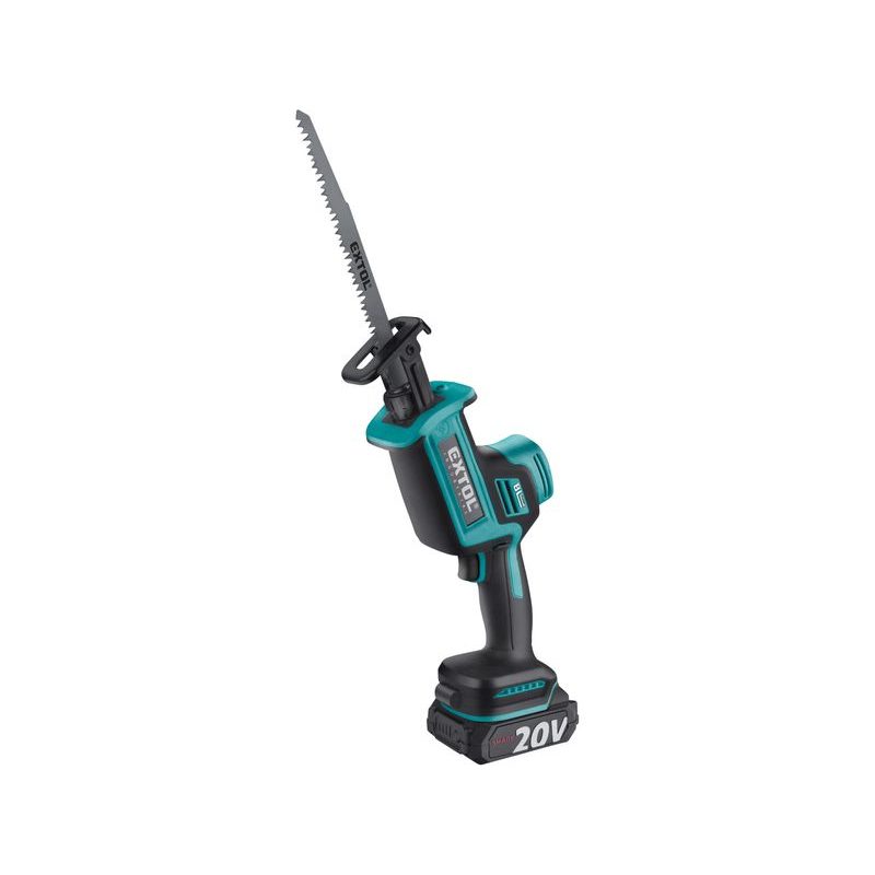 EXTOL INDUSTRIAL PILA OCASKA AKU SHARE20V, BRUSHLESS, 2AH, 8791828 - AKU PILY OCASKY - AKU NÁŘADÍ