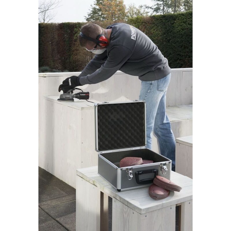 POWERPLUS POWESET5 VIBRAČNÍ MINI DELTA BRUSKA 140 W SET - LEVNÉ VIBRAČNÍ A DELTA BRUSKY - ELEKTRICKÉ NÁŘADÍ