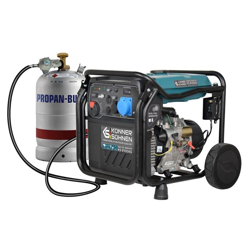 KÖNNER & SÖHNEN CZ KÖNNER & SÖHNEN INVERTOROVÁ BENZÍNOVÁ/LPG ELEKTROCENTRÁLA KS 8100I EG - INVERTOROVÉ ELEKTROCENTRÁLY - ELEKTROCENTRÁLY