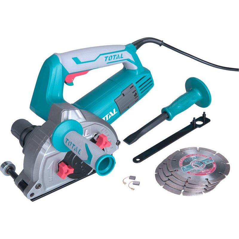 TOTAL FRÉZA DRÁŽKOVACÍ, 1500W, 125MM, INDUSTRIAL, TWLC1256 - DRÁŽKOVACÍ FRÉZY - ELEKTRICKÉ NÁŘADÍ