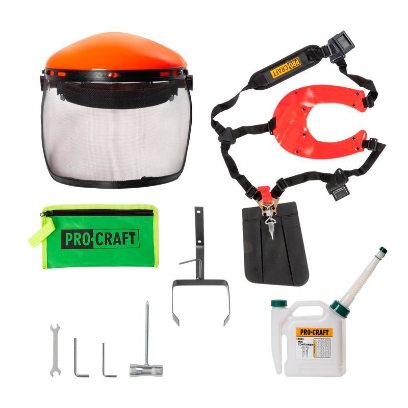 BENZÍNOVÝ KŘOVINOŘEZ S ELEKTRICKÝM STARTOVANÍM PROCRAFT 357GBC-EL | 357GBC-EL PROCRAFT - 2-TAKTNÍ KŘOVINOŘEZY - ZAHRADA