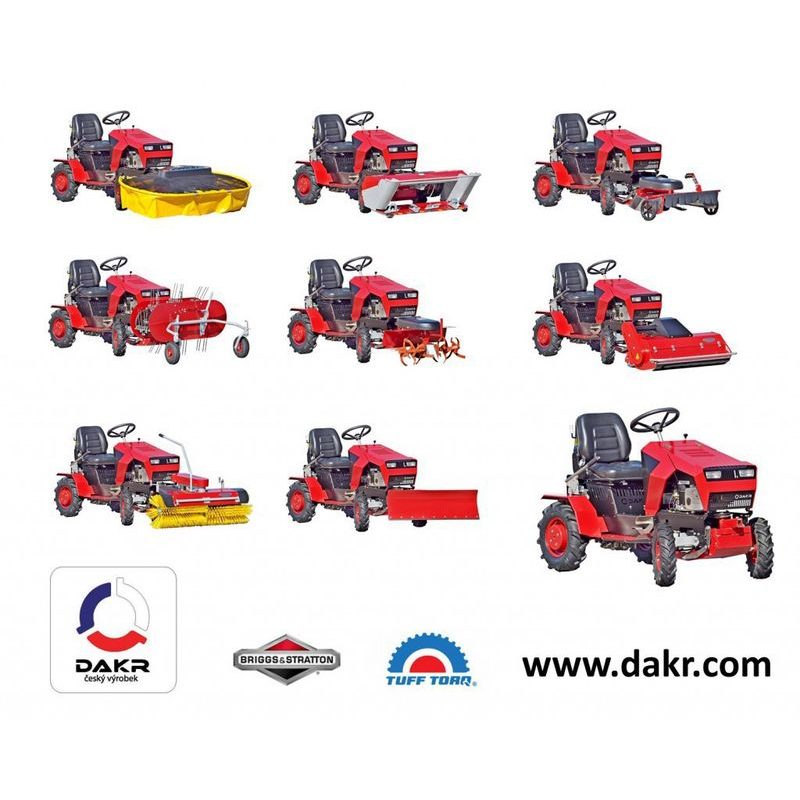 POHONNÁ JEDNOTKA PANTER FD52V S DVOUBUBNOVOU SEKAČKOU RZS121 - POHONNÉ JEDNOTKY PANTER - ZAHRADA