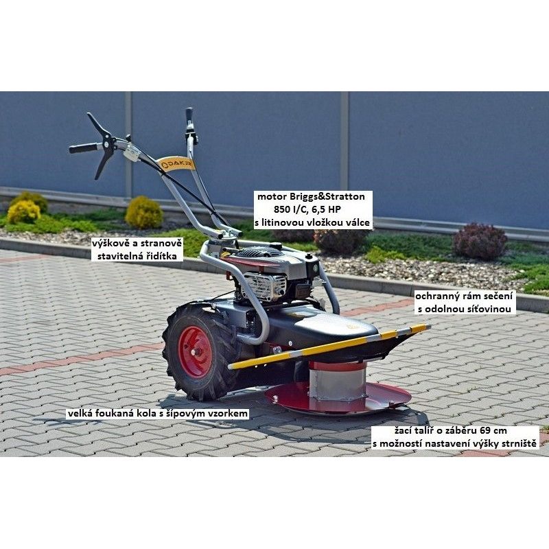 DAKR  SEKAČKA PANTER/1 SERIES 850 - BUBNOVÉ SEKAČKY - ZAHRADA