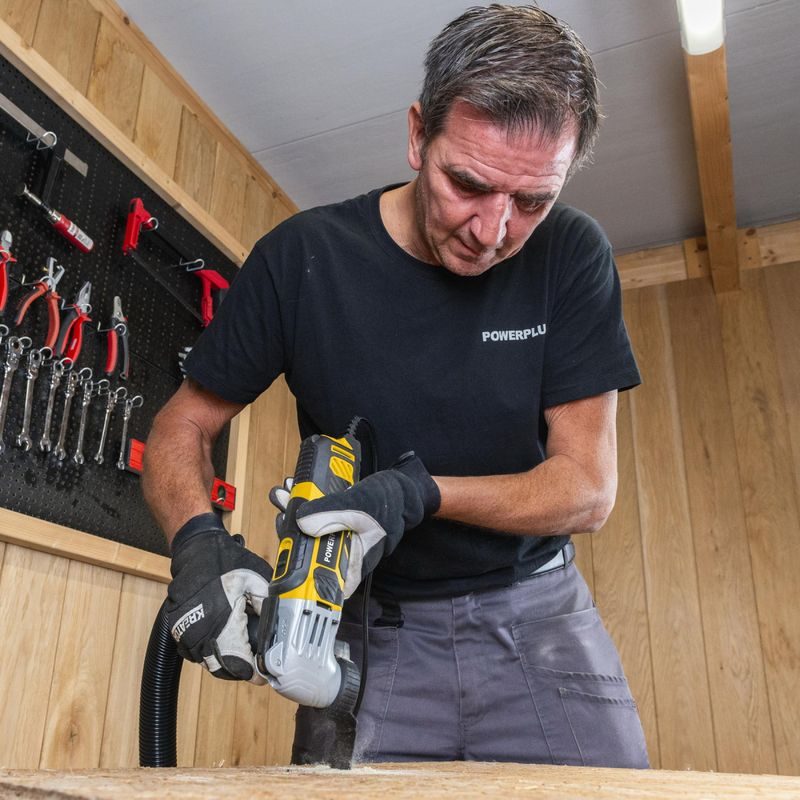POWERPLUS POWX1344 MULTIFUNKČNÍ STROJ / OSCILAČNÍ BRUSKA 310 W - MULTI BRUSKY - RENOVÁTORY (MULTITOOL) - ELEKTRICKÉ NÁŘADÍ