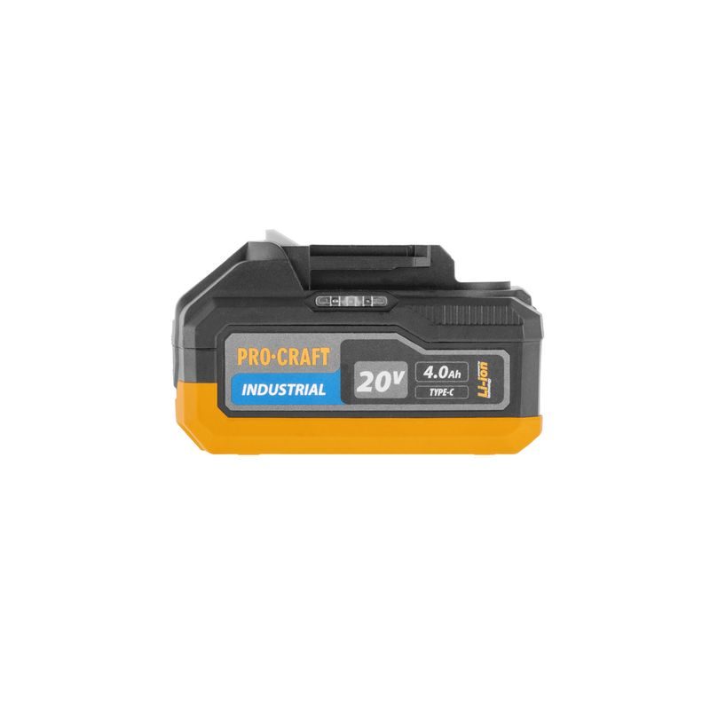 BATERIE AKUMULÁTOROVÁ 20V LI-ION, 4000MAH PROCRAFT 20/4 INDUSTRIAL | 20/4 INDUSTRIAL PROCRAFT - PŘÍSLUŠENSTVÍ PROCRAFT - NÁHRADNÍ DÍLY