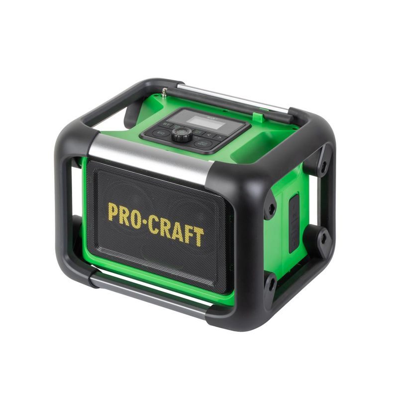 AKU RÁDIO PROCRAFT PJS20 DAB+, FM, BLUETOOTH 5.3, 80W (BEZ BATERIE A NABÍJEČKY) | PJS20BB PROCRAFT - AKU RÁDIA - AKU NÁŘADÍ