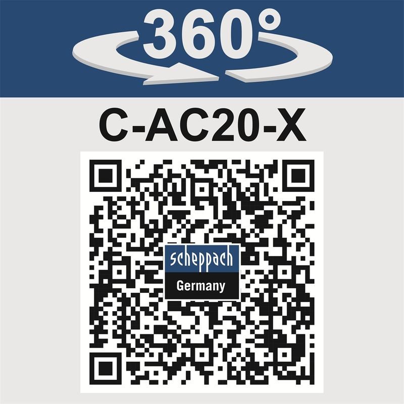 SCHEPPACH C-AC20-X 20 V IXES AKU KOMPRESOR (BEZ BATERIE A NABÍJEČKY) - AKU KOMPRESORY - AKU NÁŘADÍ